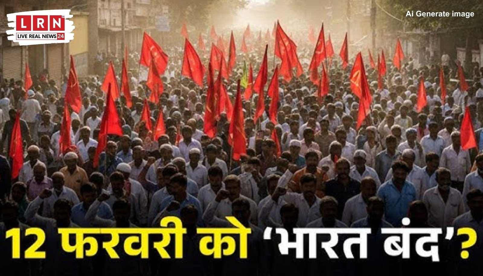 12 फरवरी भारत बंद के दौरान भारत में विरोध प्रदर्शन का दृश्य