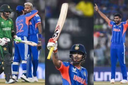 IND vs PAK मैच में भारत की जीत के बाद खिलाड़ियों का जश्न