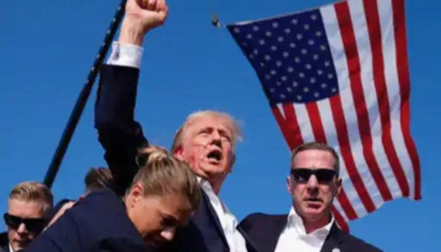 मार-ए-लागो रिसॉर्ट के बाहर सुरक्षा घेरा, सीक्रेट सर्विस की कार्रवाई के बाद का दृश्य