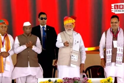 अजमेर में HPV वैक्सीनेशन अभियान की शुरुआत करते प्रधानमंत्री नरेंद्र मोदी