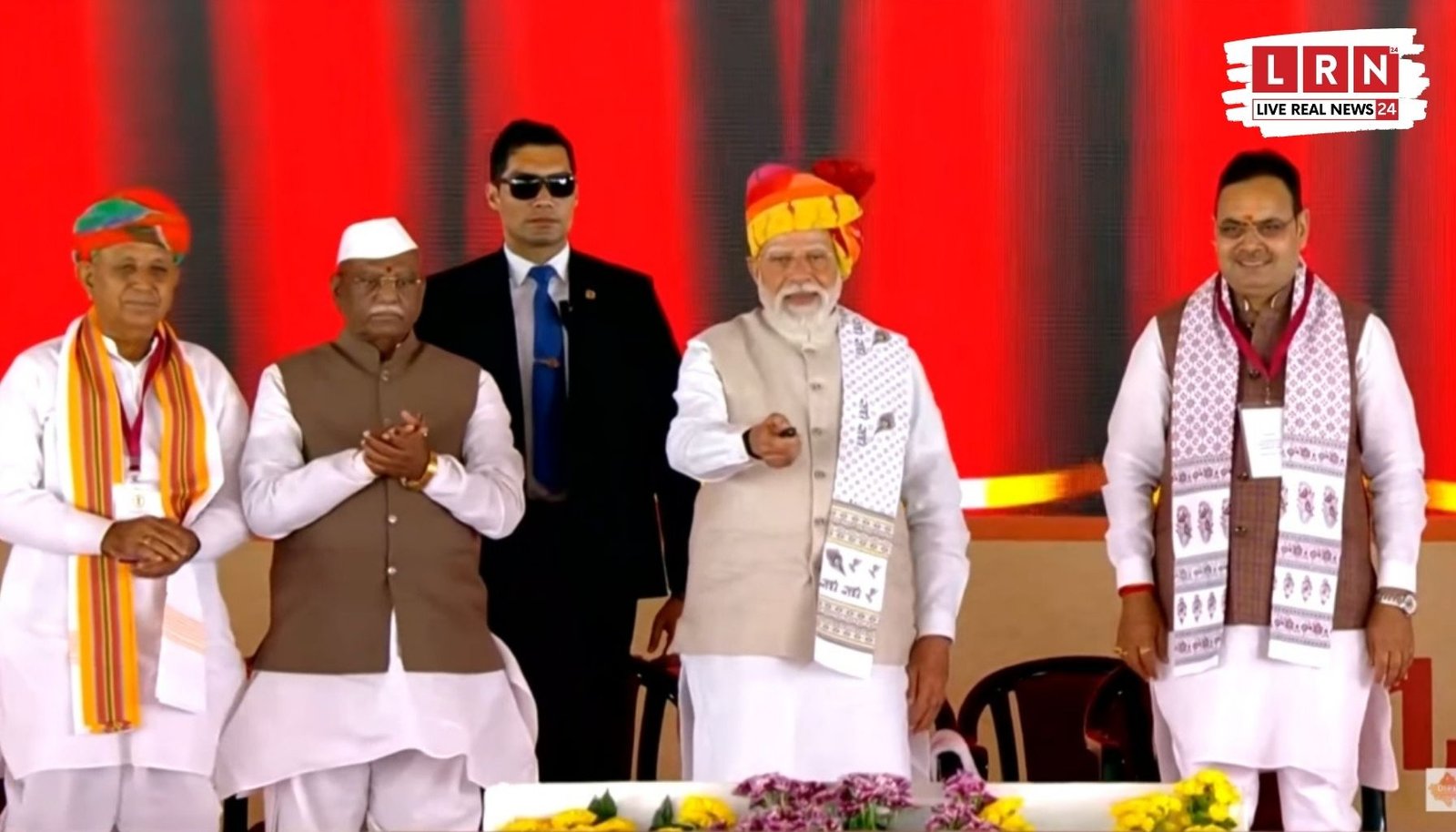 अजमेर में HPV वैक्सीनेशन अभियान की शुरुआत करते प्रधानमंत्री नरेंद्र मोदी