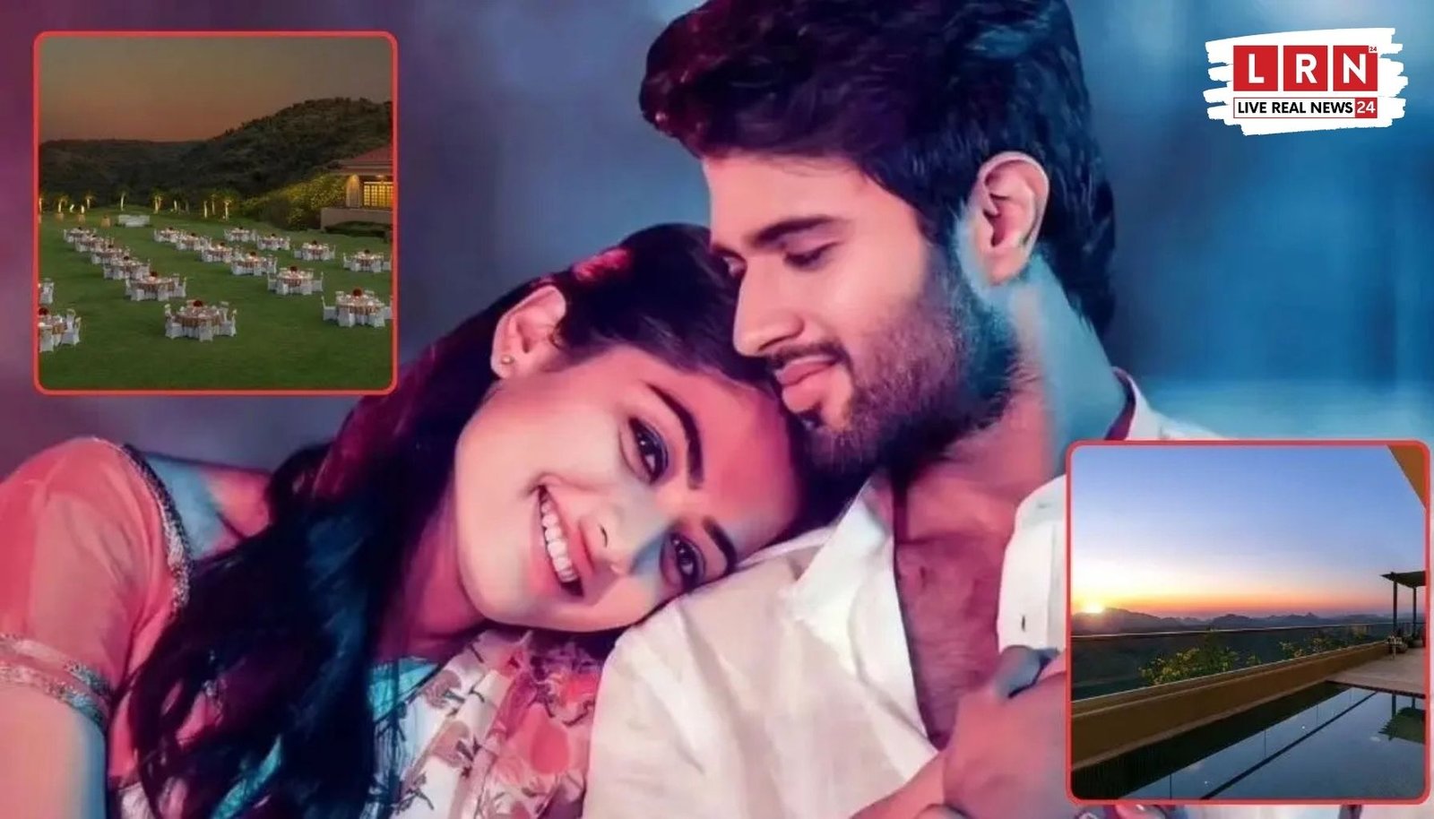 Vijay Deverakonda and Rashmika Mandanna arriving in Udaipur for wedding at ITC Mementos hotel