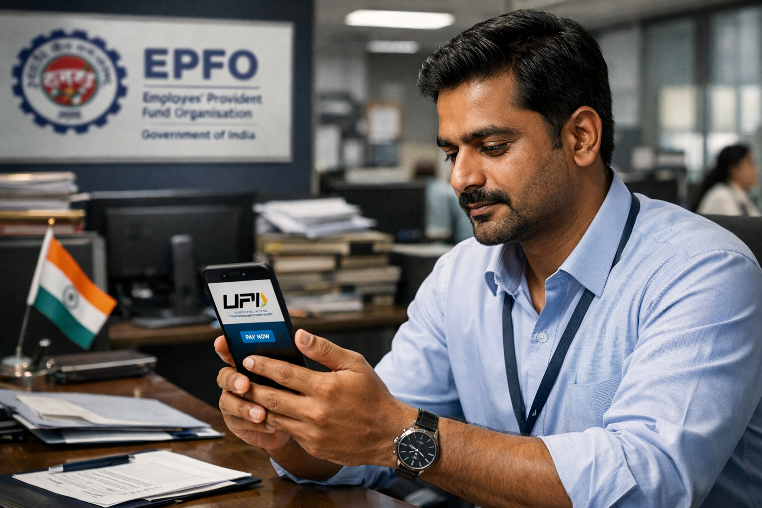 EPFO नया ऐप UPI PF निकासी सुविधा को दिखाती प्रतिनिधि तस्वीर