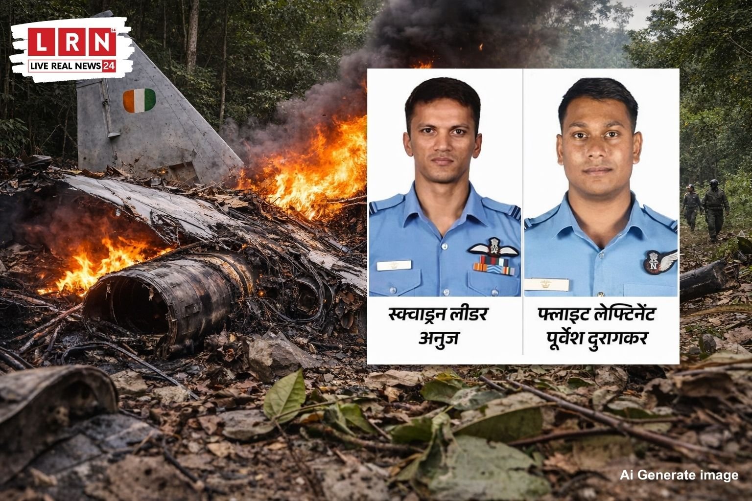 असम के कार्बी आंगलोंग में क्रैश हुआ भारतीय वायुसेना का सुखोई SU-30MKI फाइटर जेट