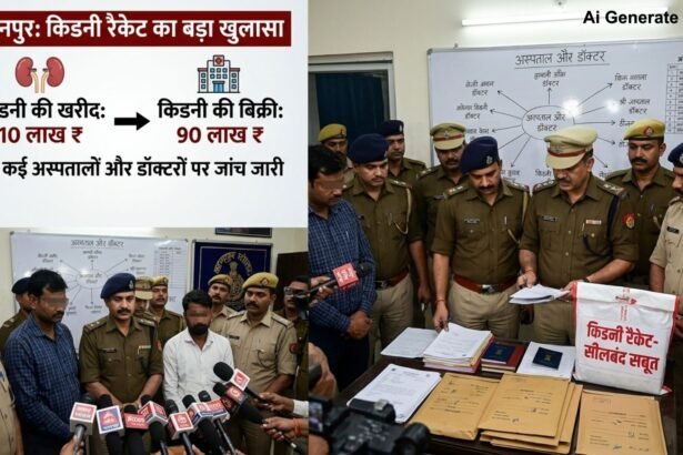 Kanpur News, Kidney Racket, Illegal Transplant, UP Crime, Medical Scam, Organ Trafficking, Police Raid, Health Department