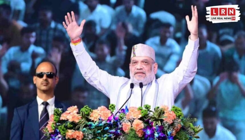 हरिद्वार में जनसभा को संबोधित करते अमित शाह