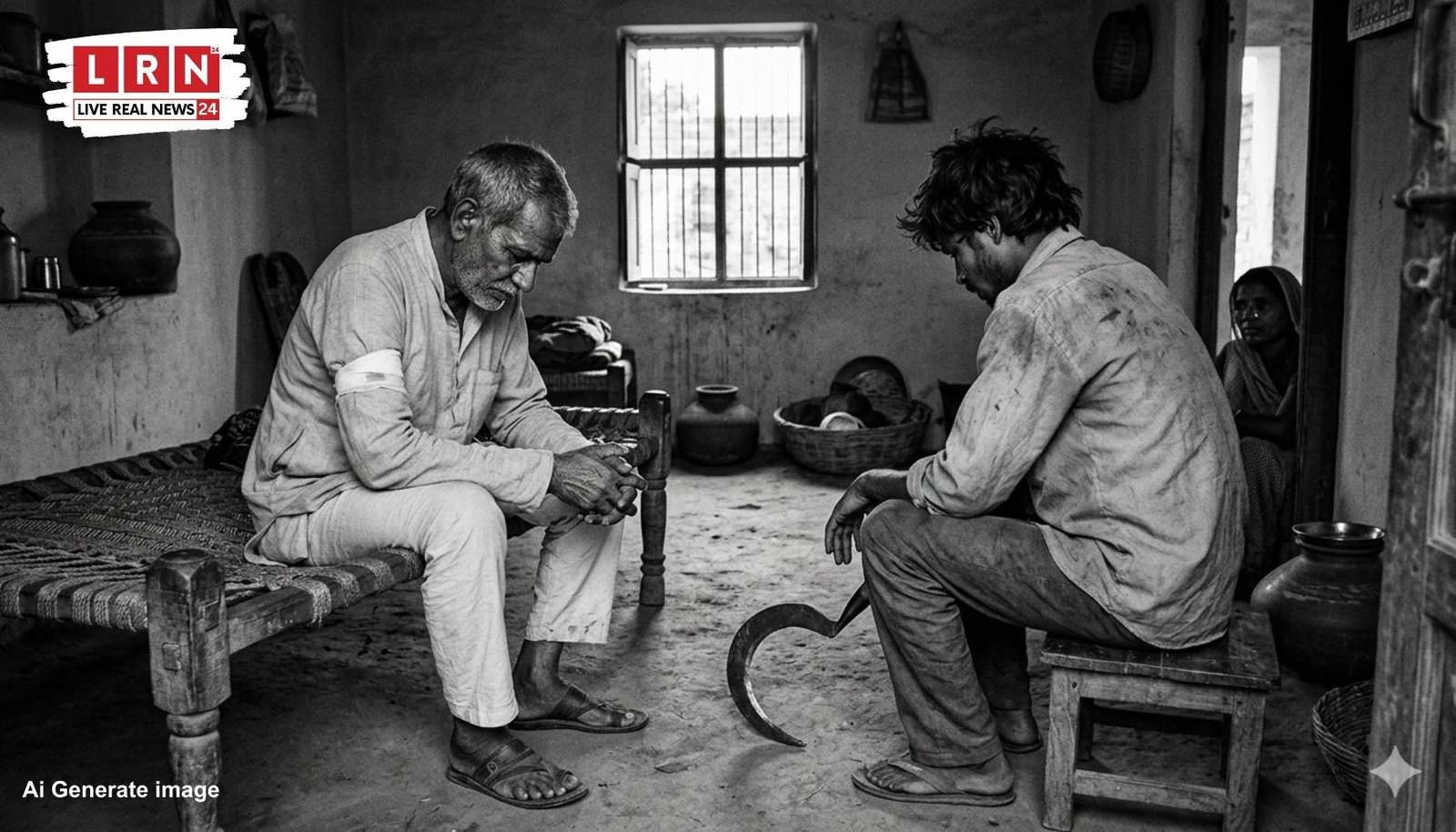 लखनऊ में नशे ने रिश्ते तोड़े: शराब के लिए पैसे न मिलने पर बेटे ने पिता पर बांके से किया जानलेवा हमला