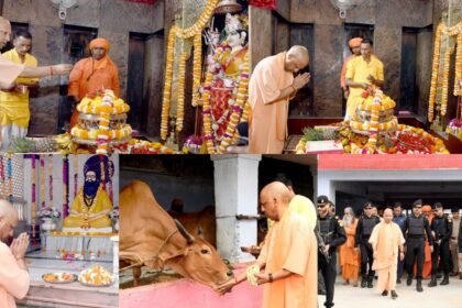 नवरात्रि से पहले मां पाटेश्वरी के दरबार पहुंचे CM योगी! आरती उतारकर मांगी प्रदेश की खुशहाली