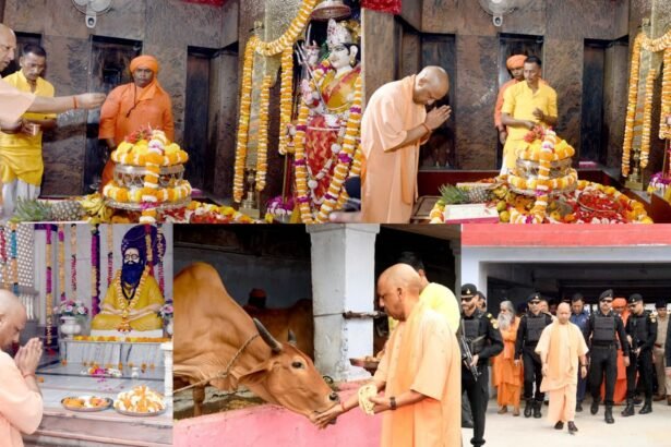 नवरात्रि से पहले मां पाटेश्वरी के दरबार पहुंचे CM योगी! आरती उतारकर मांगी प्रदेश की खुशहाली