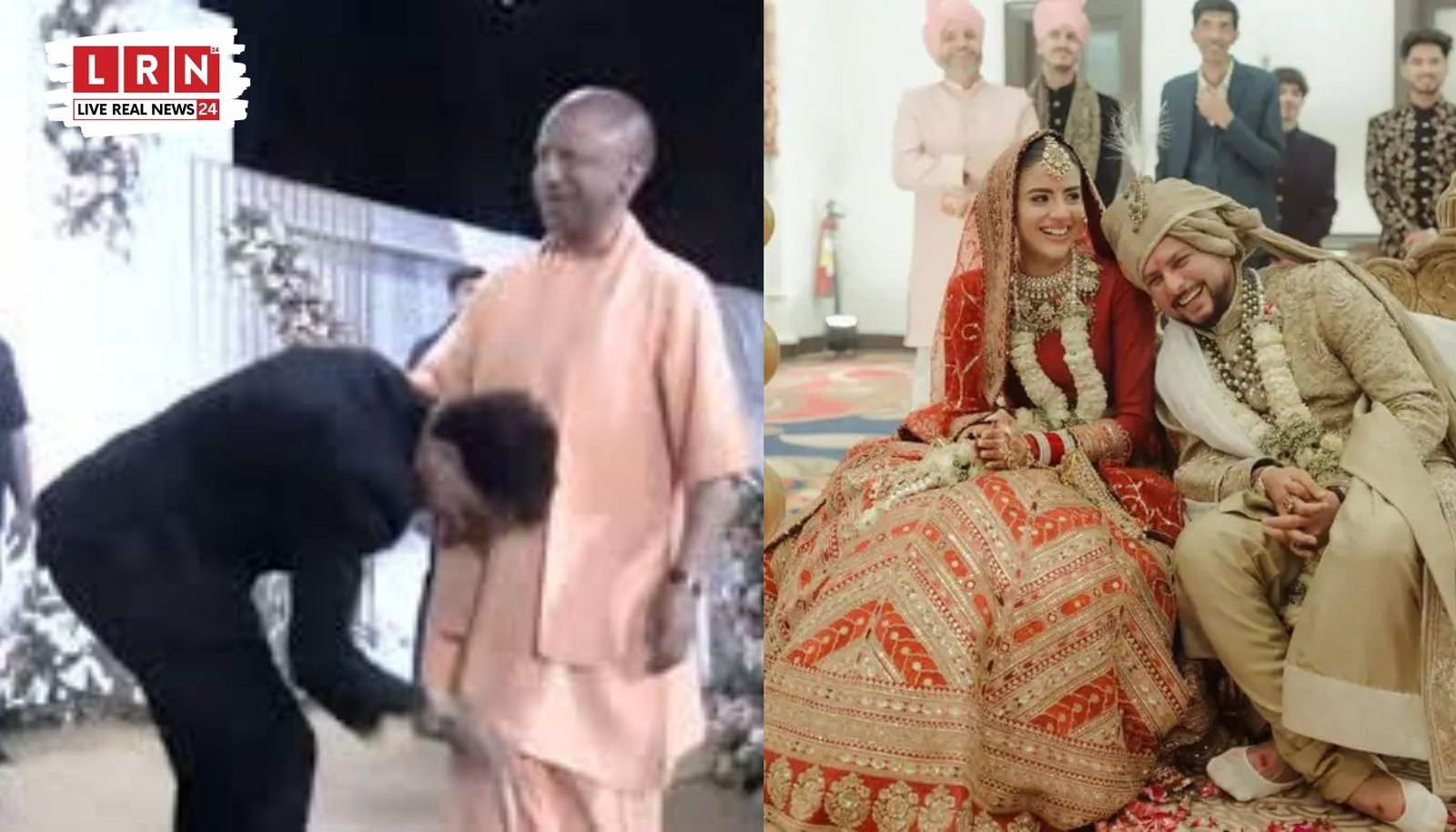 विंटेज Rolls-Royce में दुल्हन संग पहुंचे कुलदीप यादव! CM योगी के पैर छुए, अखिलेश ने लगाया गले&mdash;रिसेप्शन बना सितारों का मेला