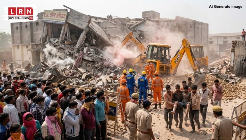 प्रयागराज में मौत का मंजर! कोल्ड स्टोरेज ढहा, अमोनिया गैस का कहर—20 लोगों के दबे होने की आशंका