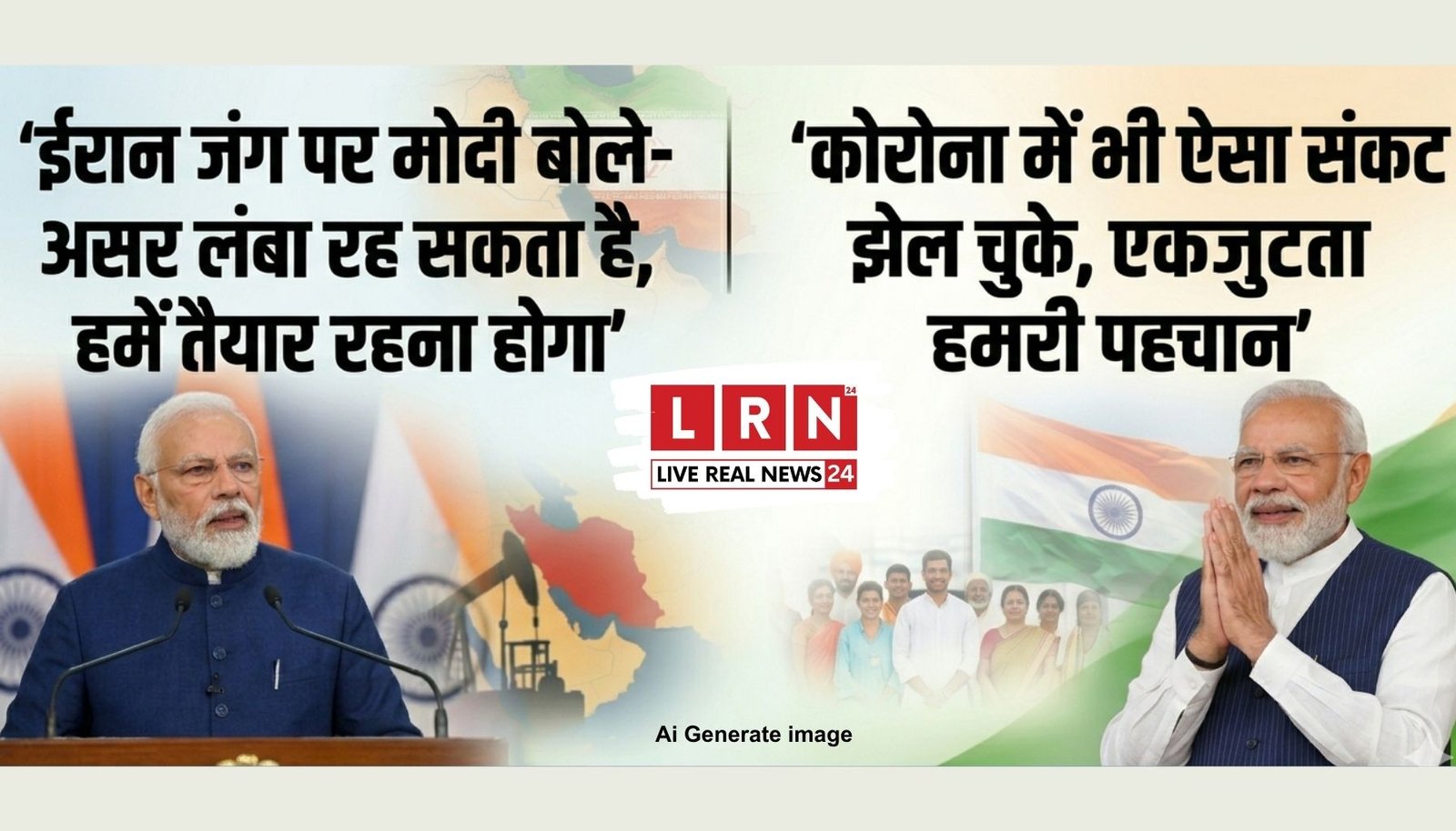 लोकसभा में पश्चिम एशिया संकट पर बोलते प्रधानमंत्री नरेंद्र मोदी