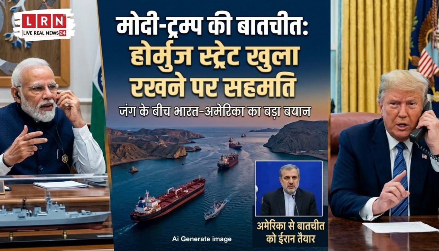 जंग के बीच पहली बार मोदी-ट्रम्प की बातचीत: होर्मुज स्ट्रेट खुला रखने पर दोनों सहमत; अमेरिका से बातचीत को ईरान तैयार
