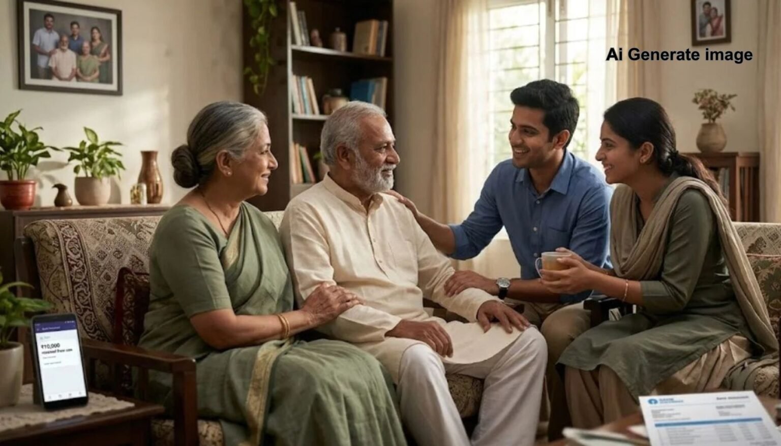 Elderly parents receiving financial support under Telangana Parental Support Bill 2026