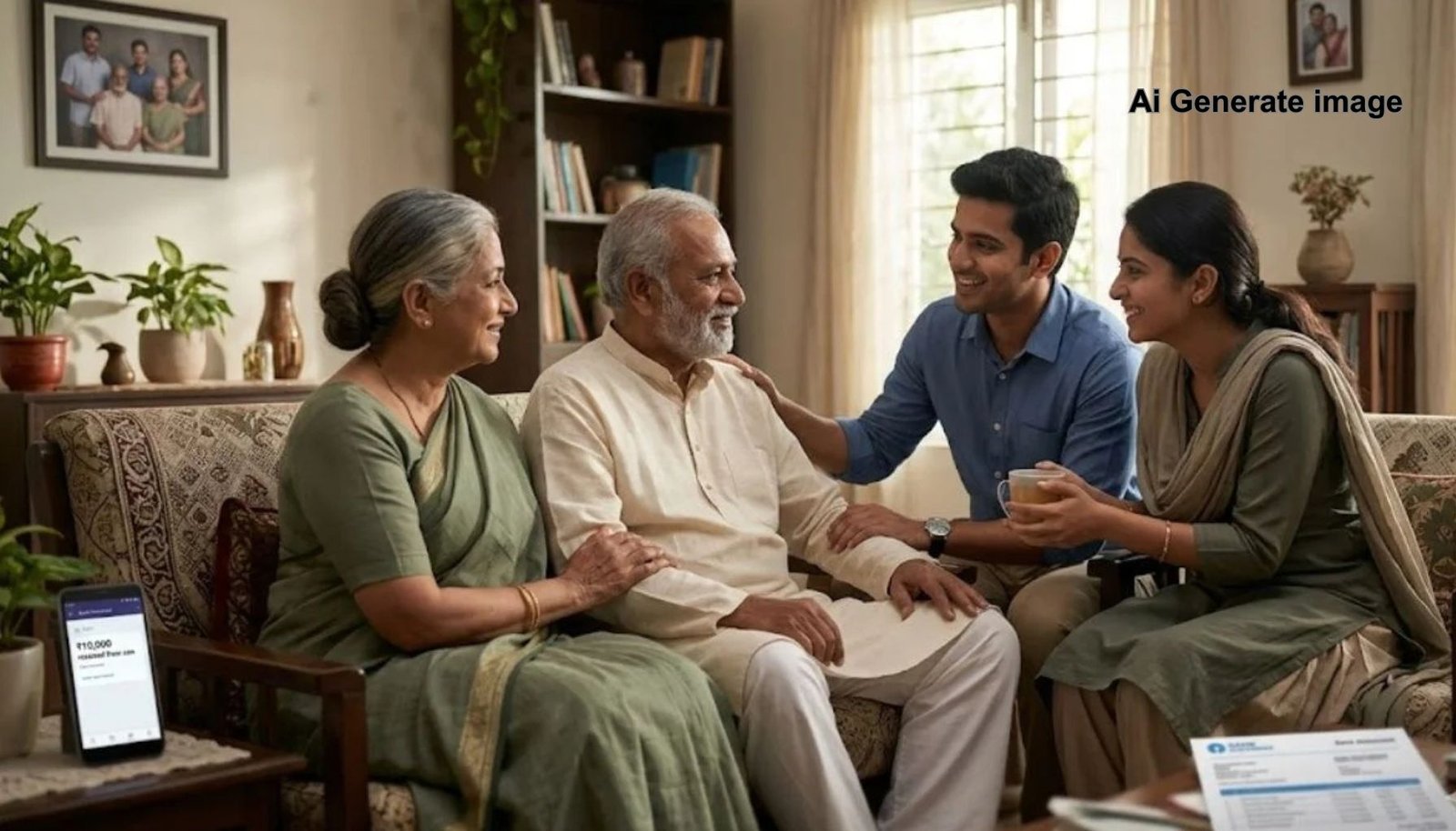 Elderly parents receiving financial support under Telangana Parental Support Bill 2026