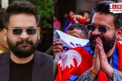 नेपाल के काठमांडू मेयर बालेन शाह की तस्वीर