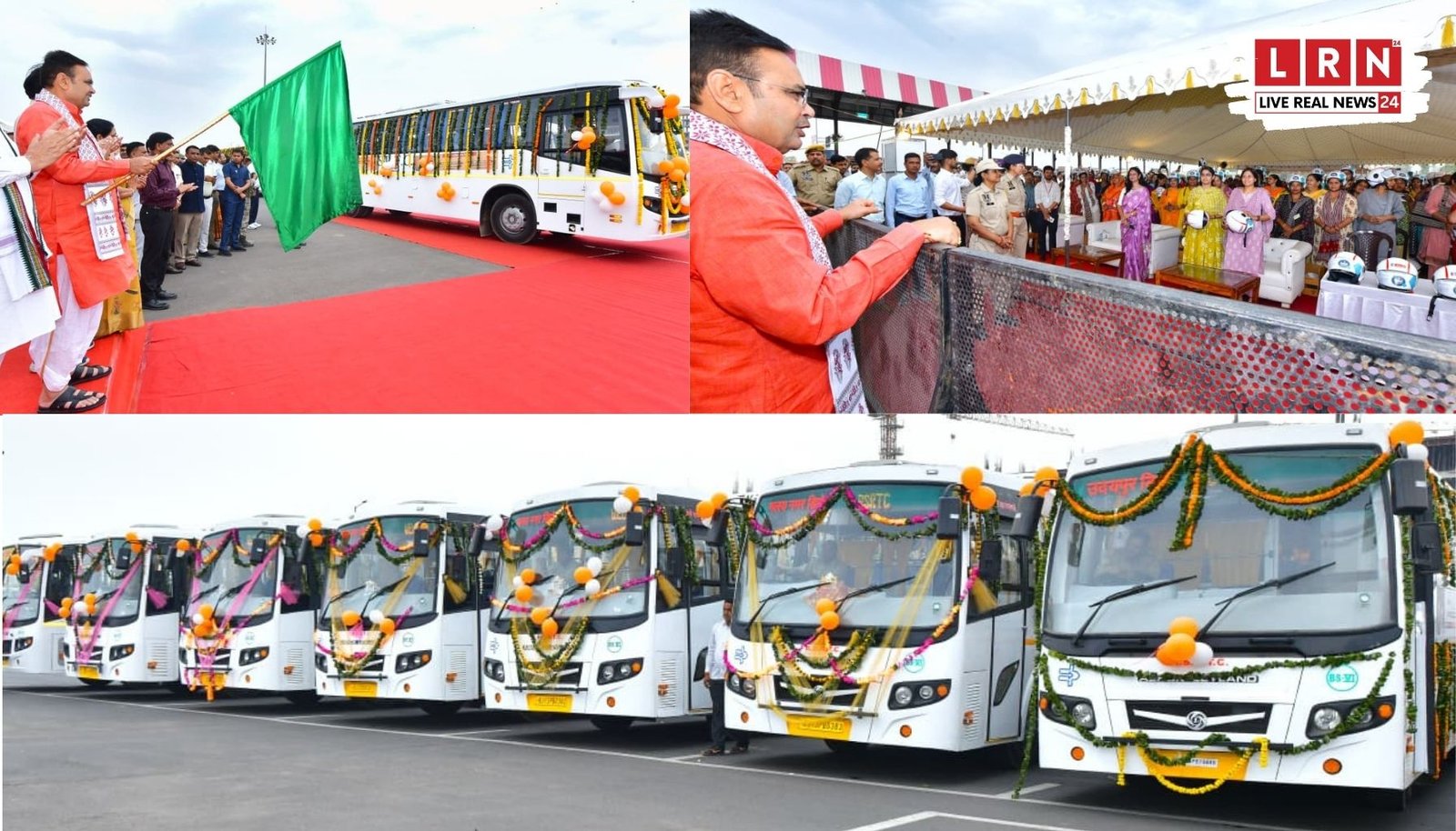 राजस्थान में परिवहन क्रांति की शुरुआत! CM भजनलाल शर्मा ने 207 नई बसों को दिखाई हरी झंडी