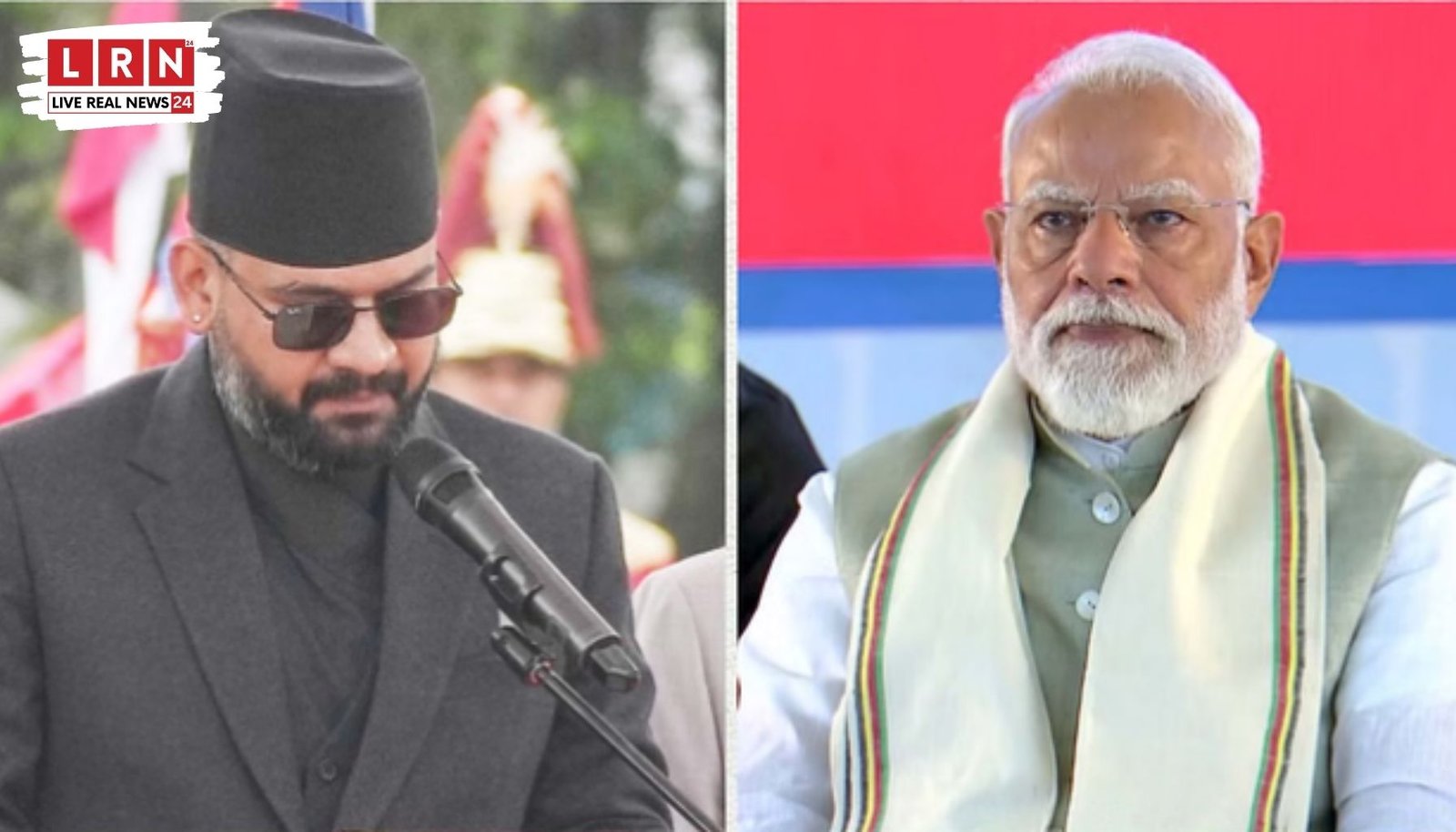 नेपाल के नए प्रधानमंत्री बालेन शाह और भारत के प्रधानमंत्री नरेंद्र मोदी