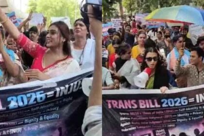 “मेरी बॉडी, मेरी मर्जी”: लखनऊ में LGBTQIA समुदाय का उबाल, ट्रांसजेंडर बिल-2026 के खिलाफ सड़कों पर उतरे सैकड़ों लोग