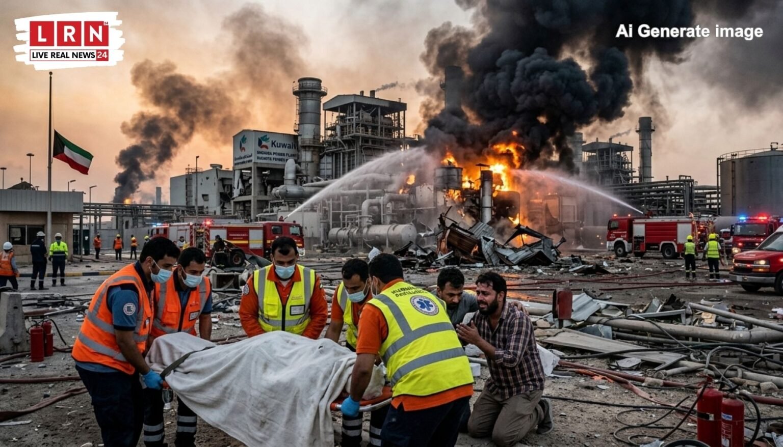 Iran Kuwait attack power plant Indian worker death West Asia conflict tension