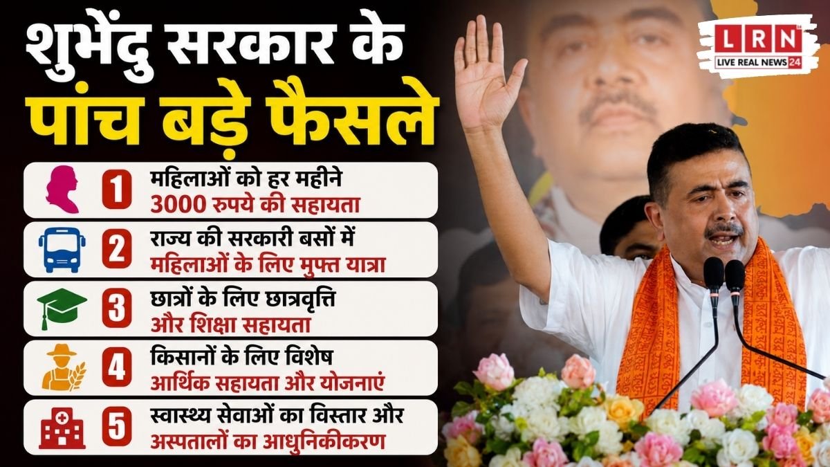 Suvendu Adhikari Government Big Decisions in West Bengal