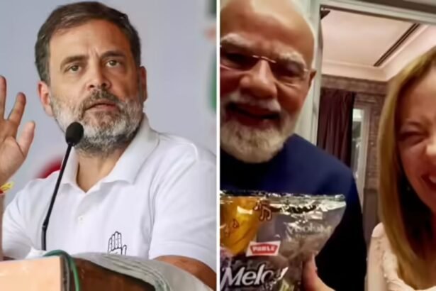 “देश में आर्थिक तूफान, PM इटली में टॉफी बांट रहे!” मेलोनी को Melody चॉकलेट देने पर राहुल गांधी का बड़ा हमला