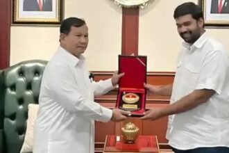 भारतीय मूल के कारोबारी गौरव श्रीवास्तव और इंडोनेशिया के राष्ट्रपति प्रबोवो सुबियांतो से जुड़ी कथित रक्षा सौदा धोखाधड़ी का सांकेतिक चित्र।