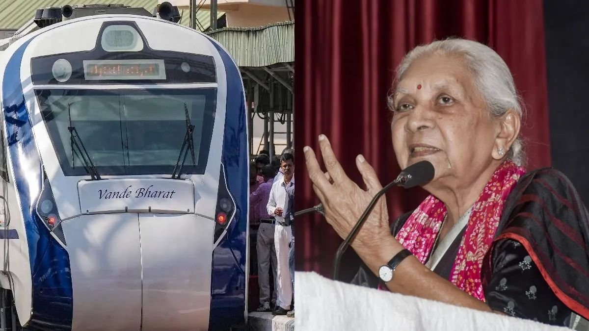 राज्यपाल आनंदीबेन पटेल जिस वंदे भारत में सवार थीं, उसी पर पथराव! सूरत के पास मचा हड़कंप, बाल-बाल बचीं
