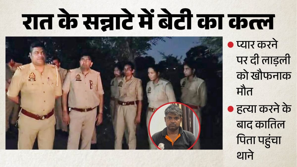 जिसे नाजों से पाला, उसी की दबा दी सांसें; दूसरी जाति के युवक से प्रेम पर पिता बना हैवान, बेटी की हत्या के बाद खुद थाने पहुंचा
