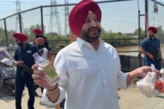 एक दिन पहले काफिले पर फेंके गए अंडे-टमाटर, अगले दिन CM मान के सामने बिट्टू ने किया ‘हिसाब बराबर’; पुलिस ने लिया हिरासत में