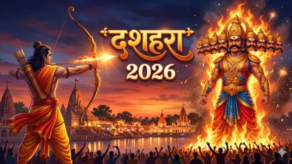 दशहरा 2026 पर रावण दहन, शस्त्र पूजा और विजयादशमी के शुभ मुहूर्त की जानकारी