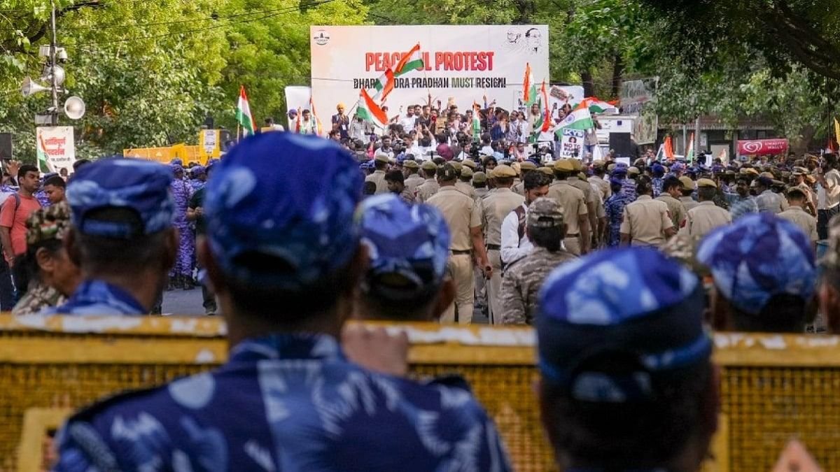 CJP Protest Against Gyanesh Kumar at Jantar Mantar