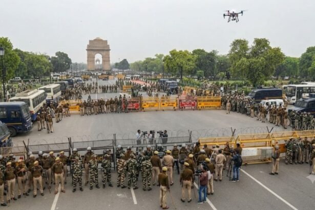दिल्ली में CJP प्रदर्शन से पहले पुलिस और अर्धसैनिक बलों की सुरक्षा तैनाती